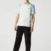 Meilleure vente 🥰 LACOSTE POLO MC - Polo - Blanc Bleu Clair ⌛