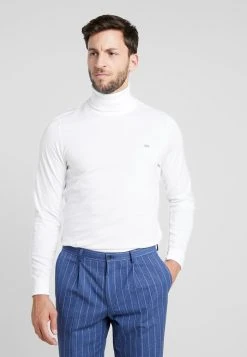 Top 10 😍 Lacoste T-shirt à Manches Longues - White 🔥