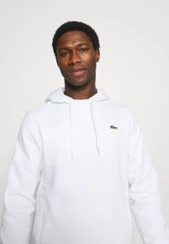 Budget ❤️ Lacoste Sweat à Capuche - White 🥰 -Pas Cher Lacoste Boutique 02beb0a9dc3b40ac996f9a892da54bb8