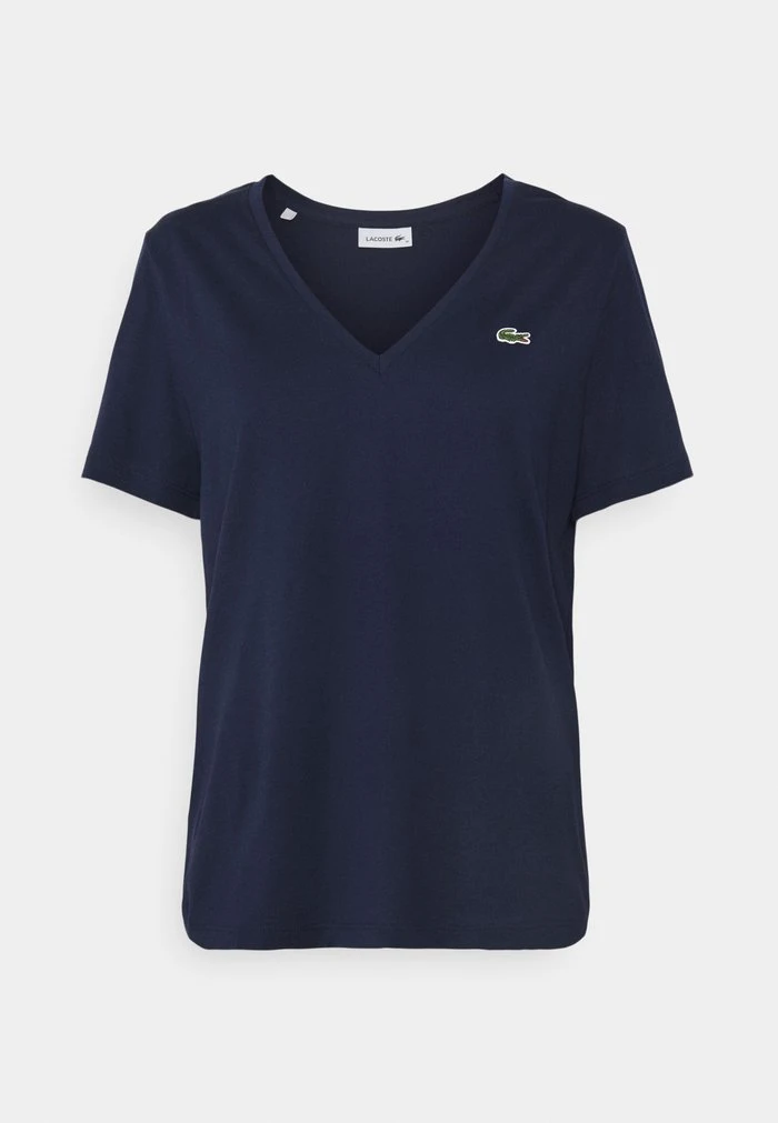 Bon marché ❤️ Lacoste T-shirt Basique - Marine 🌟 1 Bon marché ❤️ Lacoste T-shirt Basique - Marine 🌟