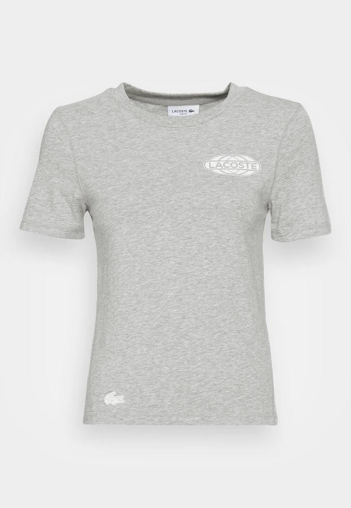 Grosses soldes ✔️ Lacoste EXCLUSIVE - T-shirt Imprimé - Silver Chine ✨ 4 Grosses soldes ✔️ Lacoste EXCLUSIVE - T-shirt Imprimé - Silver Chine ✨ – Image 4