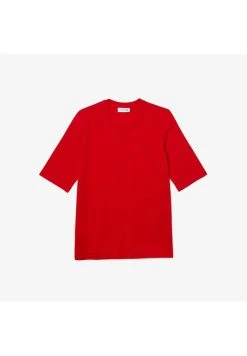 Offres 🧨 Lacoste T-shirt Basique - Rouge 🛒 -Pas Cher Lacoste Boutique 0f3eaa036c36417abc057906de2c5acf