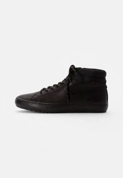 Le moins cher 🤩 Lacoste STRAIGHTSET - Baskets Montantes - Blk/blk 🤩