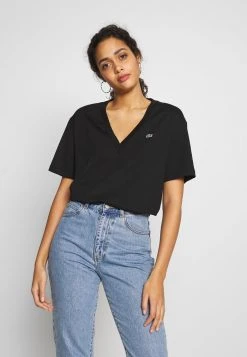 Meilleure vente 🤩 Lacoste T-shirt Basique - Black 🔥