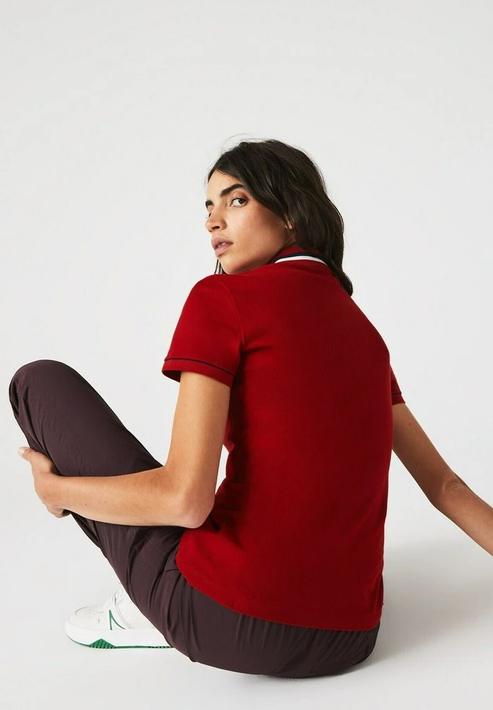 Acheter 🔥 Lacoste Polo - Rouge / Blanc / Bleu Marine ⭐ 2 Acheter 🔥 Lacoste Polo - Rouge / Blanc / Bleu Marine ⭐ – Image 2