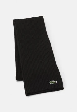 Le moins cher ✨ Lacoste UNISEX - Écharpe - Black 😉