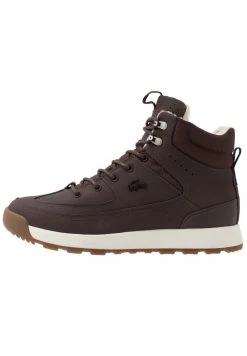 Coupon ⌛ Lacoste URBAN BREAKER - Baskets Montantes - Dark Brown/offwhite 😉