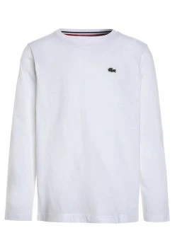 Acheter ❤️ Lacoste T-shirt à Manches Longues - White ✨