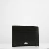 Budget 🥰 Lacoste CREDIT CARD HOLDER - Portefeuille - Noir 🛒