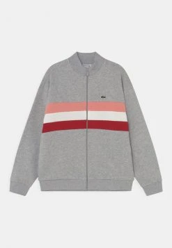 Le moins cher ❤️ Lacoste Sweat à Capuche Zippé - Argent Chine/multi-coloured ❤️