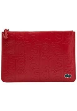 Remise 👍 Lacoste Pochette - Allover Embossed Rouge 💯 -Pas Cher Lacoste Boutique 1e1e8c4930f5445c8415c089be726b8f