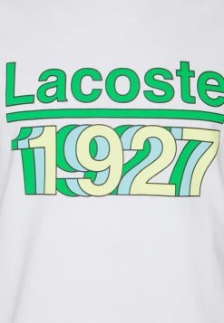 Bon marché 💯 Lacoste T-shirt Imprimé - Blanc ⭐ -Pas Cher Lacoste Boutique 250c035e6b8b4147ae0f79f227ee4d08