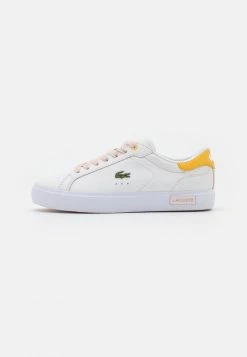 Budget 😀 Lacoste POWERCOURT - Baskets Basses - White/pink 🔥 -Pas Cher Lacoste Boutique 2727b65345444486af71927abec8e5a4