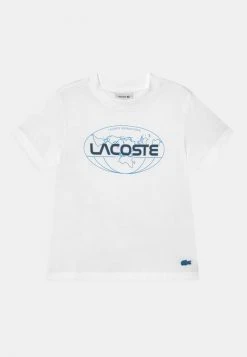 Meilleure affaire 🔔 Lacoste UNISEX EXCLUSIVE - T-shirt Imprimé - White 👍