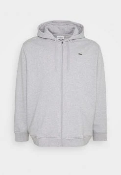 Meilleur prix ❤️ Lacoste Sweat à Capuche Zippé - Argent Chine 🛒