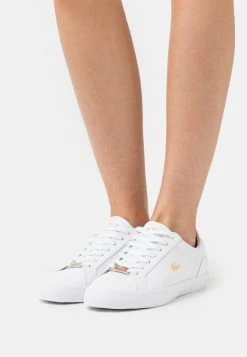 Meilleure affaire 🎁 Lacoste LEROND - Baskets Basses - White/gold 👍