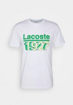 Pas Cher Lacoste Boutique 30 Bon marché 💯 Lacoste T-shirt Imprimé - Blanc ⭐