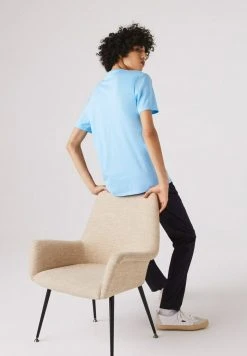 Grosses soldes ⭐ Lacoste T-shirt Basique - Bleu 🔔 -Pas Cher Lacoste Boutique 2eed8d6c3f704284aae7617f823ab380