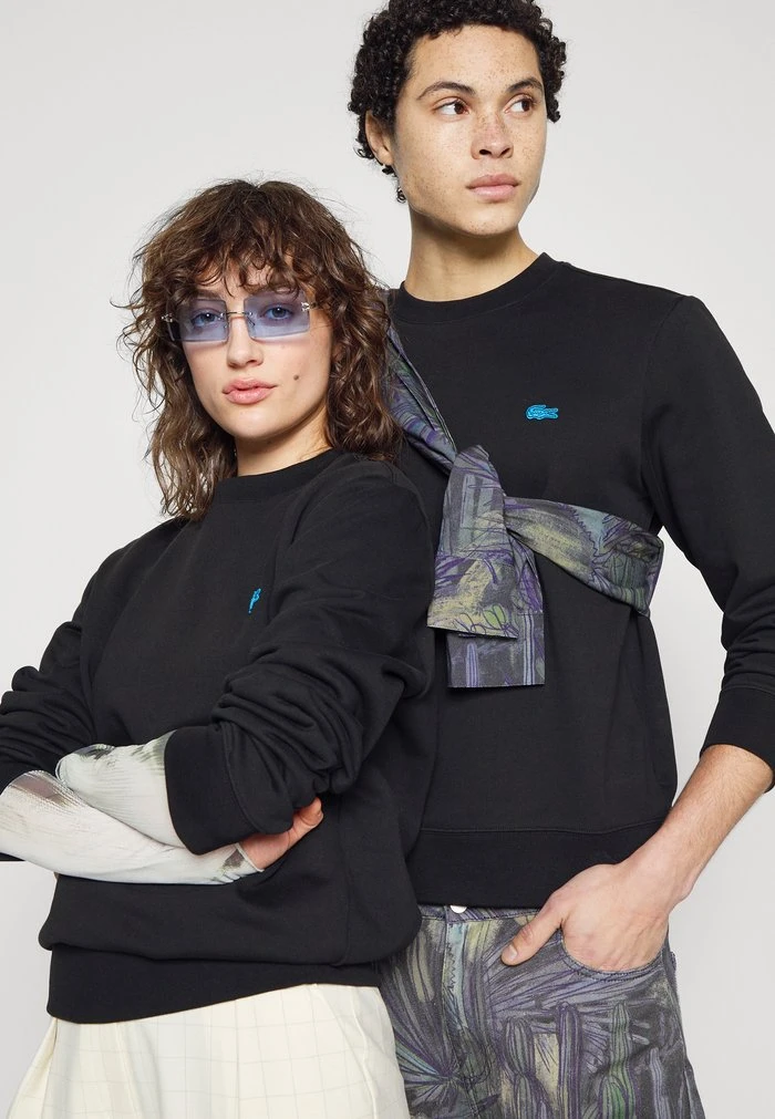 Top 10 💯 Lacoste EXCLUSIVE - Sweatshirt - Black 🤩 4 Top 10 💯 Lacoste EXCLUSIVE - Sweatshirt - Black 🤩 – Image 4