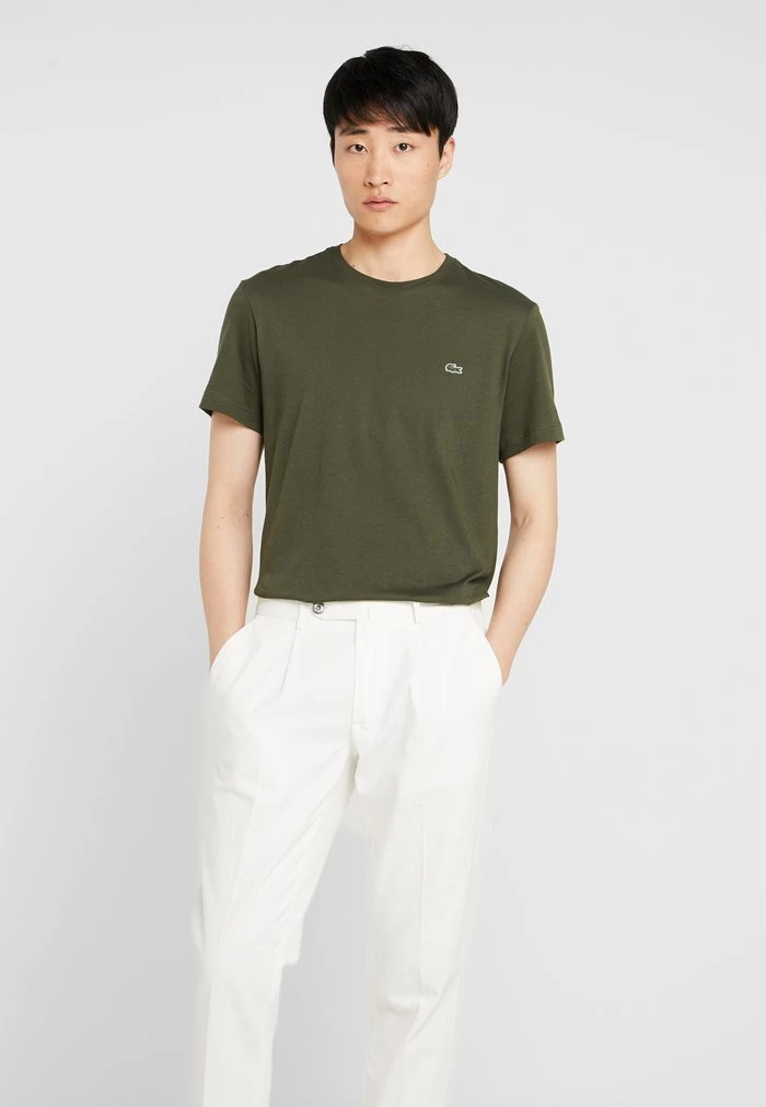 Bon marché ⭐ Lacoste T-shirt Basique - Baobab 🧨 1 Bon marché ⭐ Lacoste T-shirt Basique - Baobab 🧨