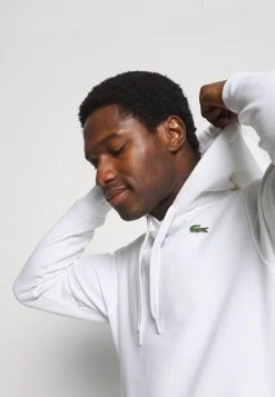 Budget ❤️ Lacoste Sweat à Capuche - White 🥰 -Pas Cher Lacoste Boutique 36091d9c1de44f96a9190b094c78ac44