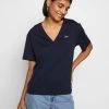 Offres 🧨 Lacoste T-shirt Basique - Navy Blue ❤️