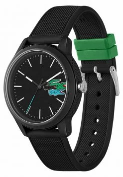 Sortie ✨ Lacoste Montre - Schwarz ❤️