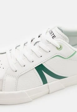 Promo 👏 Lacoste Baskets Basses - White/green ⌛ -Pas Cher Lacoste Boutique 3acdea382f2949c5a6177b45bd50b71d