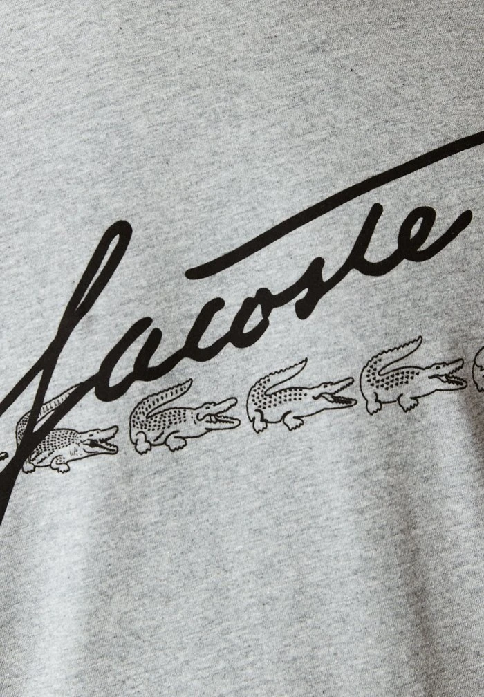 Bon marché 🧨 Lacoste T-shirt Imprimé - Gris Chine ✨ 5 Bon marché 🧨 Lacoste T-shirt Imprimé - Gris Chine ✨ – Image 5