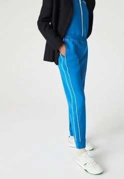 Nouveau ✔️ Lacoste Pantalon De Survêtement - Bleu / Blanc ✨ -Pas Cher Lacoste Boutique 3db018bf320a43149db3e46333892541