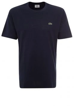Promo 😉 Lacoste T-shirt Basique - Navy Blue ⭐ -Pas Cher Lacoste Boutique 3dc8b356f7c04652b6f88840281de504