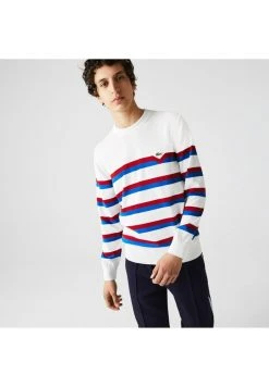 Coupon ⌛ Lacoste Pullover - Blanc/bleu/rouge ⌛