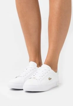 Acheter ⭐ Lacoste POWER COURT - Baskets Basses - White/platinum 😍
