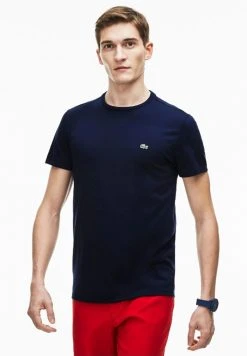 Vente flash 🎁 Lacoste T-shirt Basique - Marine 🥰