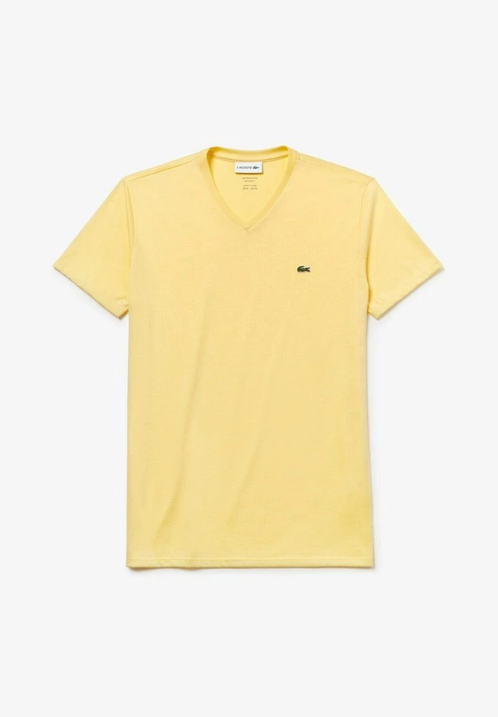 Grosses soldes ⌛ Lacoste T-shirt Basique - Jaune 🎉 5 Grosses soldes ⌛ Lacoste T-shirt Basique - Jaune 🎉 – Image 5