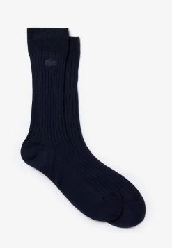 Remise ⌛ Lacoste RA7804 - Chaussettes - Bleu Marine ✔️