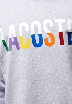 Le moins cher 🧨 Lacoste Sweatshirt - Gris Chine/ Blanc ✨ -Pas Cher Lacoste Boutique 45fcb5a44d5940cca1b8edf85bd854af