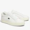 Grosses soldes ❤️ Lacoste Baskets Basses - Wht/off Wht 😉