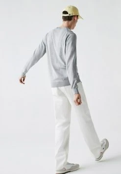 Budget ✔️ Lacoste Pullover - Gris Chine 🤩 -Pas Cher Lacoste Boutique 4ad42df3e5714d4daa45090d36addc0c