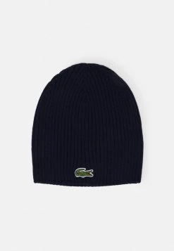 Meilleure affaire 🎁 Lacoste UNISEX - Bonnet - Navy Blue 💯