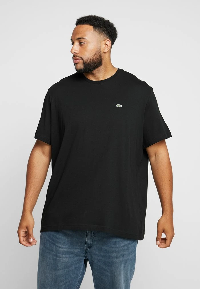 De gros 🥰 Lacoste T-shirt Basique - Noir 🔔 1 De gros 🥰 Lacoste T-shirt Basique - Noir 🔔