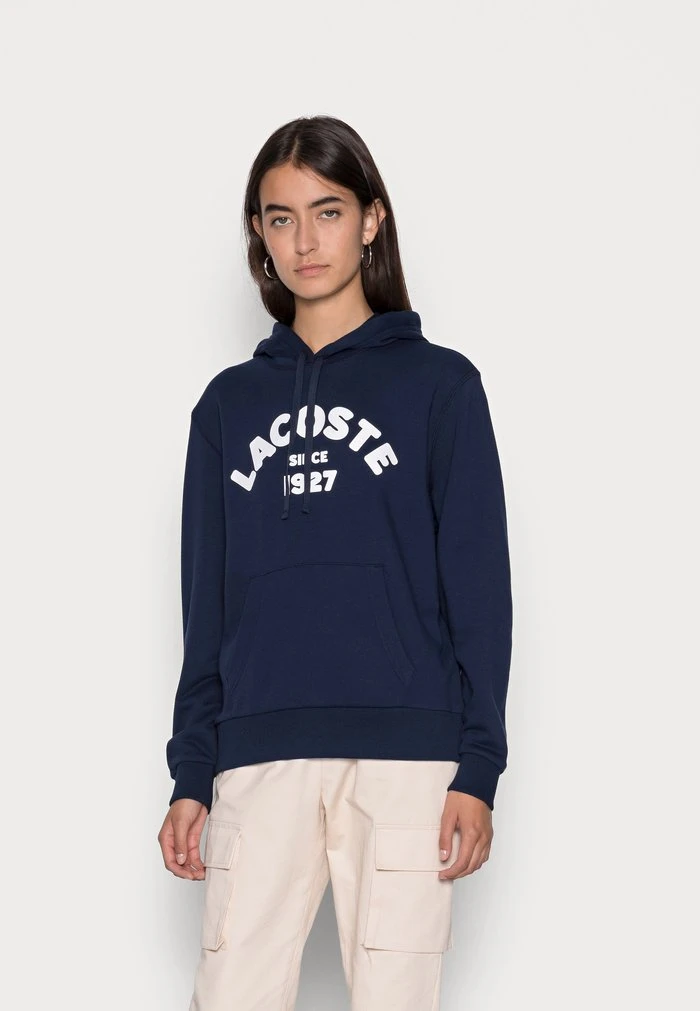 Vente flash ✨ Lacoste Sweat à Capuche - Marine/farine 👏 1 Vente flash ✨ Lacoste Sweat à Capuche - Marine/farine 👏
