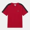 Le moins cher ❤️ Lacoste T-shirt Imprimé - Infrared/navy Blue 🥰