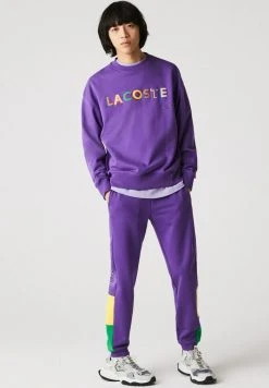 Pas Cher Lacoste Boutique 49 Les meilleures critiques de 🛒 Lacoste Pantalon De Survêtement - Violet / Jaune / Vert ⌛