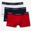 Vente flash ✔️ Lacoste Shorty - Bleu Marine | Blanc | Rouge 👍
