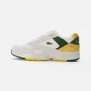 De gros ✨ Lacoste STORM - Baskets Basses - Off White/yellow ✔️