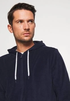 Budget ⭐ Lacoste Sweat à Capuche Zippé - Navy Blue 🎁 -Pas Cher Lacoste Boutique 624a0167af754dd6b1e9ea91a46b9488