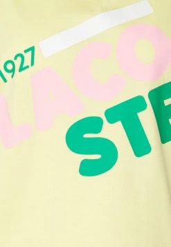 Sortie ✔️ Lacoste T-shirt Imprimé - Napolitan Yellow ⌛ -Pas Cher Lacoste Boutique 62ffae3242df4998be4619e11db0631d