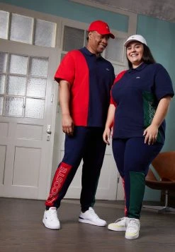 De gros â€ïž Lacoste PLUS UNISEX - Polo - Navy Blue/red/green â