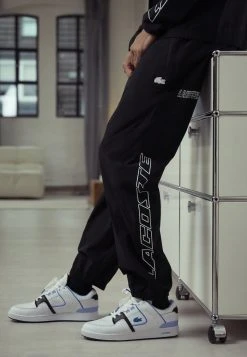Bon marché 👍 Lacoste EXCLUSIVE - Pantalon De Survêtement - Black ✨
